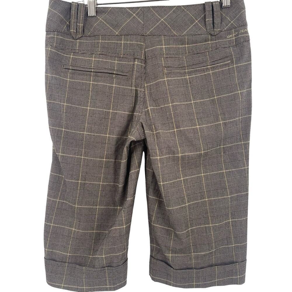 DKNY Women's Plaid Bermuda Shorts size 4 - Picture 3 of 7